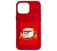Funny Tofu Master Vegetarian Plant Based Vegan Humour Coque pour iPhone 16 Pro Max