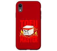 Funny Tofu Master Vegetarian Plant Based Vegan Humour Coque pour iPhone XR