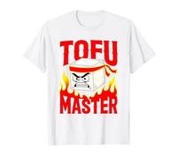 Funny Tofu Master Vegetarian Plant Based Vegan Humour T-Shirt