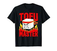 Funny Tofu Master Vegetarian Plant Based Vegan Humour T-Shirt