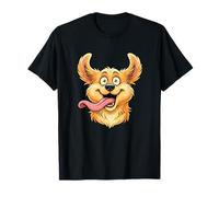 Funny Tongue Out Corgi Cartoon Crazy Dog Lover T-Shirt