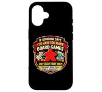 Funny Too Many Jeux de société Joke Tabletop Jeu de société Lover Fun Coque pour iPhone 16