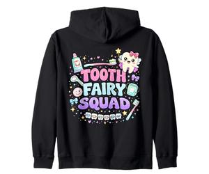 Funny Tooth Fairy Squad Dentiste Assistant Dentaire Assorti Sweat à Capuche