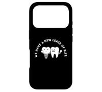 Funny Tooth Pun We Have A New Lease of Bite Coque pour iPhone 17 Pro