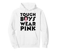 Funny Tough Boys Wear Pink Breast Cancer Awareness Sweat à Capuche
