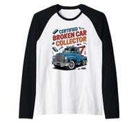 Funny Tow Truck Driver Certified Broken Car Collector Manche Raglan