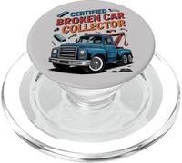 Funny Tow Truck Driver Certified Broken Car Collector PopSockets PopGrip pour MagSafe