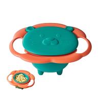 Funny Toy Baby Training - Table de rotation à 360 degrés bol gyroscopique, bol anti-déversement à 360 degrés Rotation Bols pour les tout-petits - tasses de collations à l'épreuve avec un couvercle div