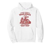Funny Train Wreck Cheeky Beer Girl Sweat à Capuche