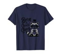 Funny Trash Panda Raccoon Meme Born to Create Chaos T-Shirt
