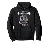 Funny Treat Myself Huile Essentielle d'aromathérapie Huile d'arbre à thé Sweat à Capuche