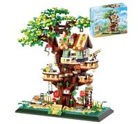 Funny Tree House Blocs de Construction, Kit de Construction de Cabane Dans les Arbres, Kit de Construction Magique pour des Heures de Plaisir et D'imagination pour Enfants et Adultes - 1130 Pièces