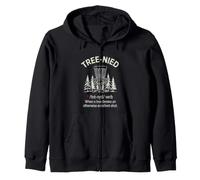 Funny Tree Nied Golf, Dicton « Quand Un Arbre nie Un tir » Sweat à Capuche