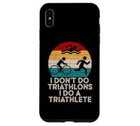 Funny Triathlon - Je ne Fais Pas de Triathlons, Je Fais Un triathlète Coque pour iPhone XS Max