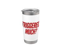 Funny Triggered Anti-Liberal Snowflake Pro Conservateur Gobelet isotherme en acier inoxydable double paroi
