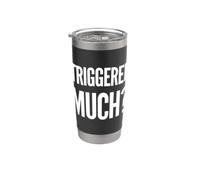 Funny Triggered Anti-Liberal Snowflake Pro Conservateur Gobelet isotherme en acier inoxydable double paroi