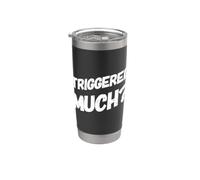 Funny Triggered Anti-Liberal Snowflake Pro Conservateur Gobelet isotherme en acier inoxydable double paroi