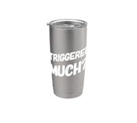 Funny Triggered Anti-Liberal Snowflake Pro Conservateur Gobelet isotherme en acier inoxydable double paroi