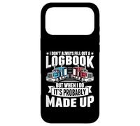 Funny Trucker Logbook Truck Driving Tractor Trailer Coque pour iPhone 17 Pro Max