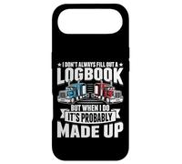 Funny Trucker Logbook Truck Driving Tractor Trailer Coque pour iPhone Air