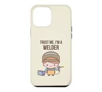 Funny Trust Im A Welder Design Cute Welding Worker Coque pour iPhone 12 Pro Max
