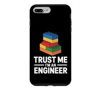 Funny Trust Me Im an Engineer Saying Bricks Coque pour iPhone 7 Plus/8 Plus