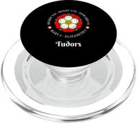 Funny Tudor Kings Queens Monars English History Rose PopSockets PopGrip pour MagSafe