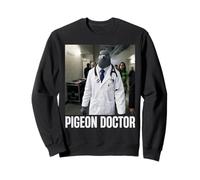 Funny Tuff Pigeon Doctor 2026 Nouveau Brainrot Meme Kid AI Blague Sweatshirt