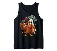 Funny Turkey Selfie UFO Thanksgiving Turkey Lover Débardeur