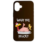 Funny Turkey What The Pluck Chemise Thanksgiving Homme Femme Coque pour iPhone 16 Plus