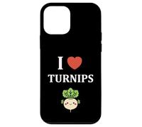 Funny Turnip Food Minimalist Simple i Love Turnips Coque pour iPhone 12 Mini