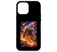 Funny Turtle Riding Sloth in Cosmic Galaxy Space UFO Coque pour iPhone 12 Pro Max
