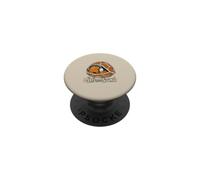 Funny Turtle Safe and Sound Casque Audio rétro pour Amateur de Musique PopSockets PopGrip Adhésif
