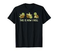 Funny Turtle This Is How I Roll Animal Lover Garçons Filles Enfants T-Shirt