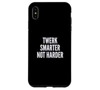 Funny Twerk Smarter Not Harder Silly Dance Joke Coque pour iPhone XS Max