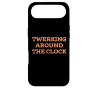 Funny Twerking Around The Clock Silly Dance Anti-Work Joke Coque pour iPhone Air