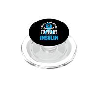 Funny Type One Diabetes T1D Warrior Diabetes PopSockets PopGrip pour MagSafe