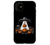 Funny UFO Invasion Pumpkin Alien Meme Science-Fiction Coque pour iPhone 11