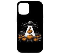 Funny UFO Invasion Pumpkin Alien Meme Science-Fiction Coque pour iPhone 12/12 Pro