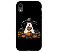 Funny UFO Invasion Pumpkin Alien Meme Science-Fiction Coque pour iPhone XR