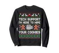 Funny Ugly Christmas Tech Support Computer Programmer Sweatshirt