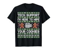 Funny Ugly Christmas Tech Support Computer Programmer T-Shirt