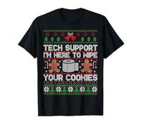 Funny Ugly Christmas Tech Support Computer Programmer T-Shirt