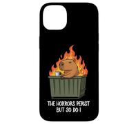 Funny Unbothered The Horrors Persist But So Do I Capybara Coque pour iPhone 14 Plus