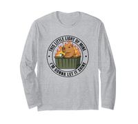 Funny Unbothered This Little Light of Mine Shine Capybara Manche Longue
