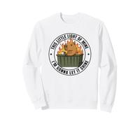 Funny Unbothered This Little Light of Mine Shine Capybara Sweatshirt