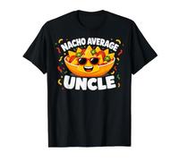 Funny Uncle Design for Uncle Men First Time Uncle New Uncle T-Shirt Graphique avec Valeur, Homme, Noir, L