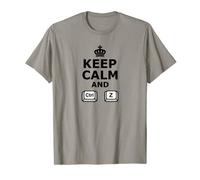 Funny Undo Ctrl a Computer Geek Keep Calm and Ctrl a mème T-Shirt