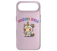 Funny Unicorn Ninja Birthday Girl Team Princess Crew Rose Coque pour iPhone Air
