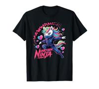 Funny Unicorn NINJA Girl Magical Security Pre-K Mom Team Mum T-Shirt